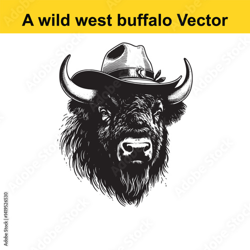 a wild west buffalo