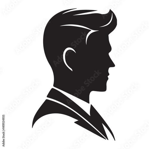 Business Man Profile Logo Avatar