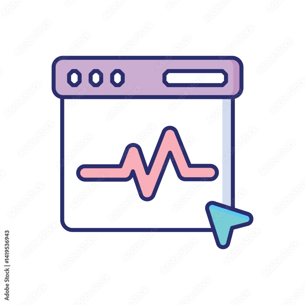 Frequency Vector icon Frequency Vector icon