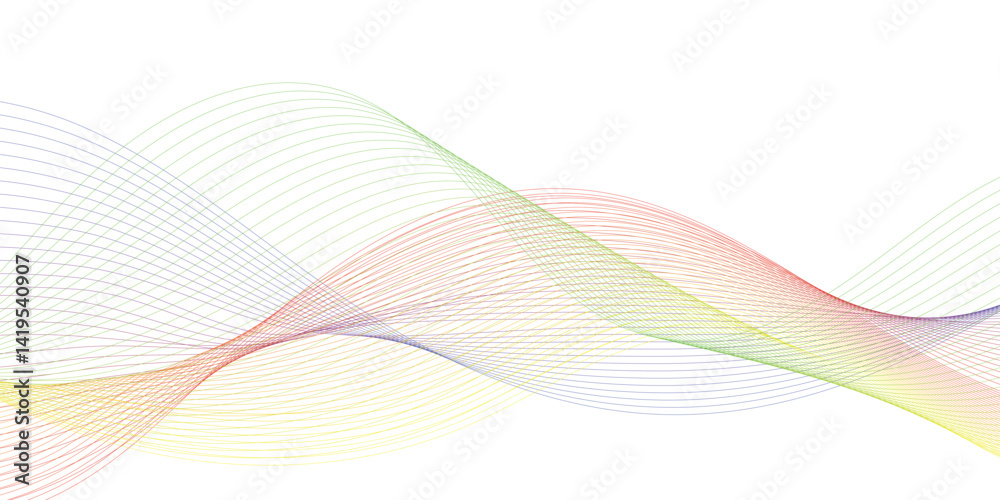 Abstract modern colorful wavy stylized blend liens gradient background. Blending gradient colors. Digital frequency track equalizer. Colorful shiny and smooth blend lines background. Abstract modern colorful wavy stylized blend liens gradient background. Blending gradient colors. Digital frequency track equalizer. Colorful shiny and smooth blend lines background.