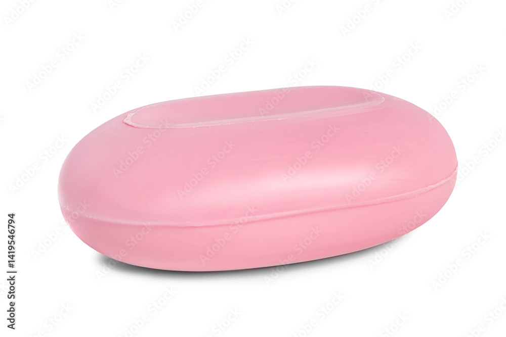 Pink soap isolated Pink soap isolated