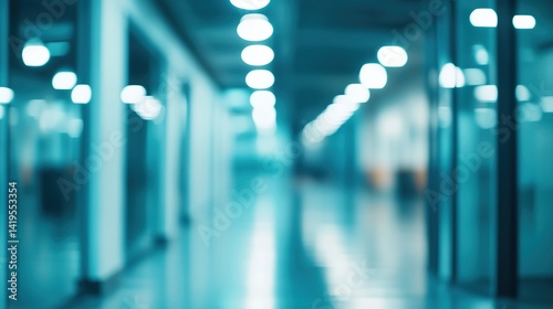 Abstract Hospital Corridor Blur