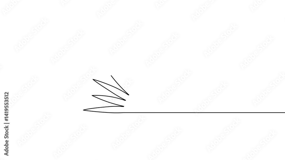 Sun continuous one line drawing animation video Sun continuous one line drawing animation video