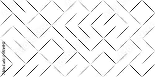 abstract simple black diagonal thin cross line pattern can be used background. art vector illustration