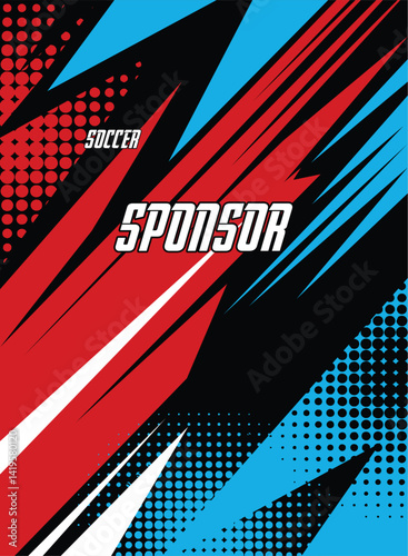 Grunge Abstract Geometric Vector Pattern for Sports Jersey Sublimation
