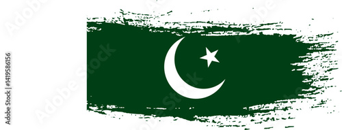 Pakistan Country Map And Flag Design