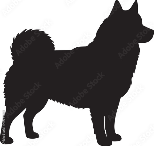 Swedish Vallhund dog silhouette dog breeds pet animals