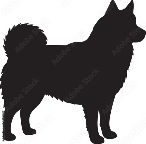 Swedish Vallhund dog silhouette dog breeds pet animals