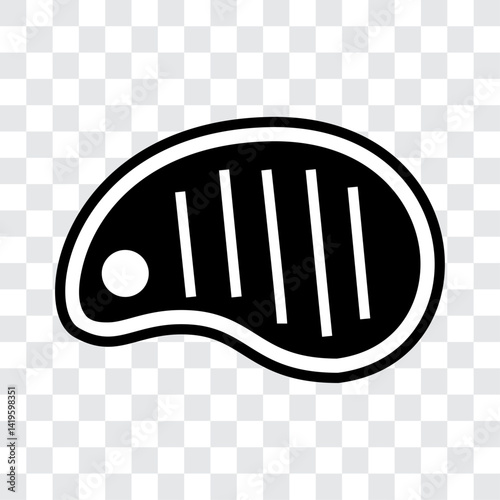 Steak icon "NO AI"