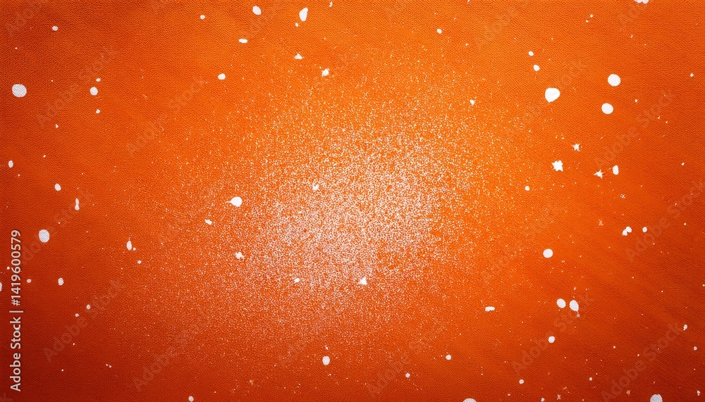 Abstract orange background with white spots Abstract orange background with white spots