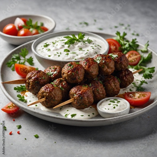 This delicious grilled meal features chicken wings and breast with vegetables, a perfect barbecue dish