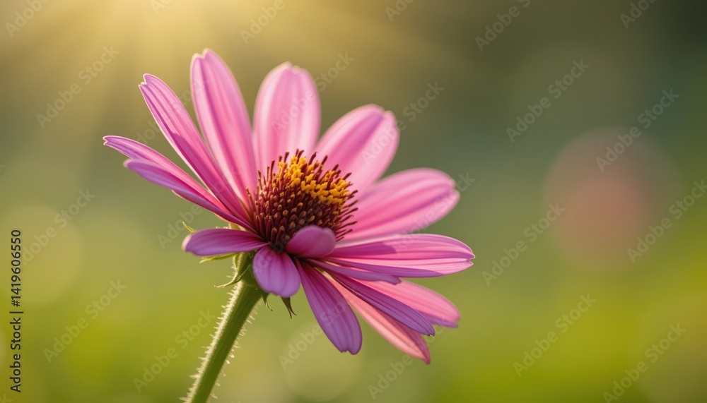Beautiful pink flower blooming in nature close-up photography in a tranquil garden setting capturing the essence of springtime serenity Beautiful pink flower blooming in nature close-up photography in a tranquil garden setting capturing the essence of springtime serenity