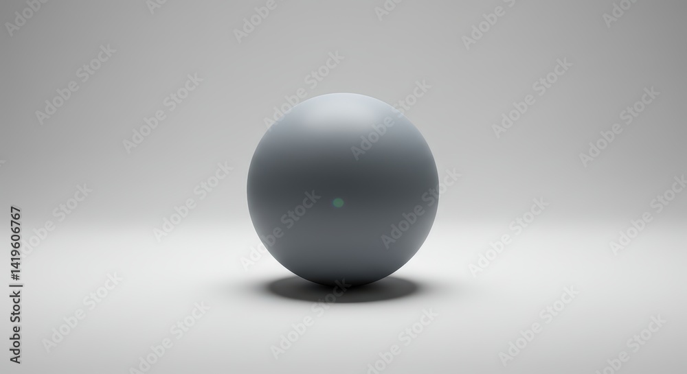 Grey Sphere Minimalist 3D Render: A Study in Simplicity and Form Grey Sphere Minimalist 3D Render: A Study in Simplicity and Form