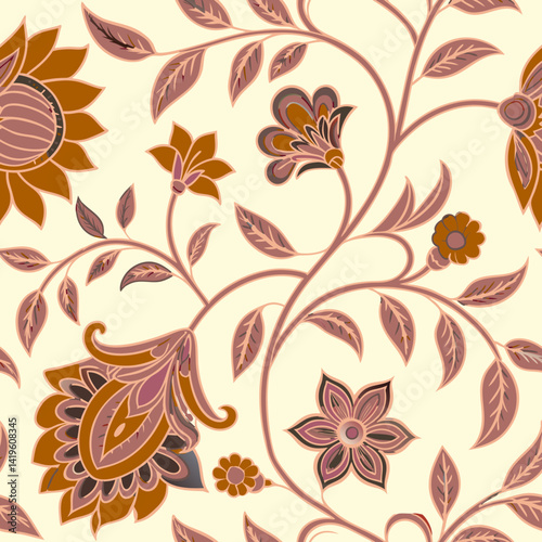 Floral Seamless Vector