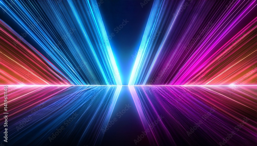 abstract neon light background3d render abstract neon light background3d render