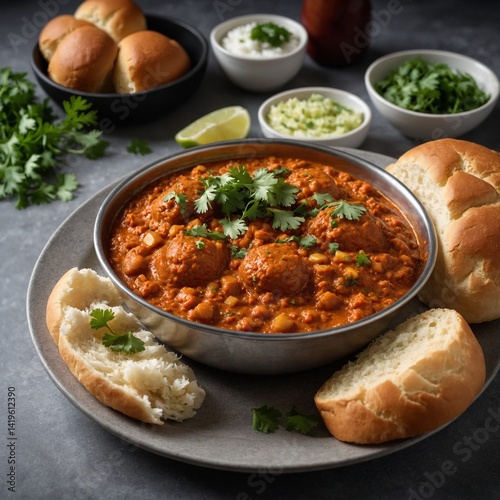 A hot bowl of delicious beef stew with tender meat and vegetables, sometimes served with rice or potatoes, makes a hearty meal