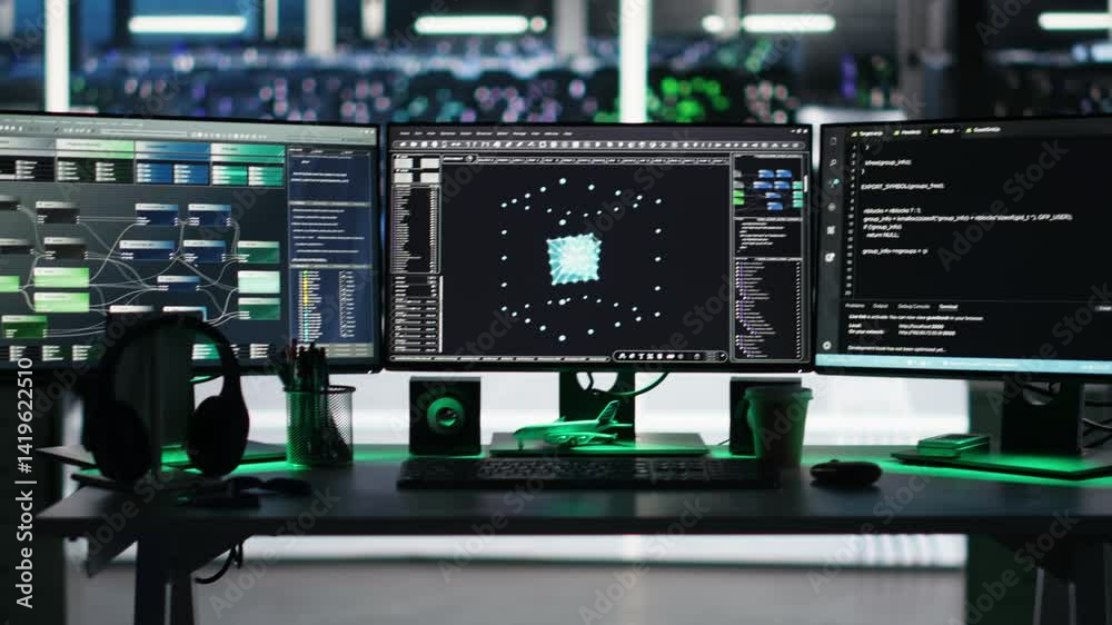 Visual programming systems in data center tracking system integrity and ...