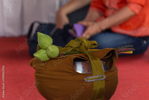 Ordination ceremony in buddhist