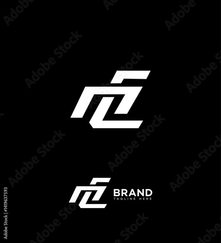Modern Monogram Logo Design Interlocked MC Letters Brand Identity