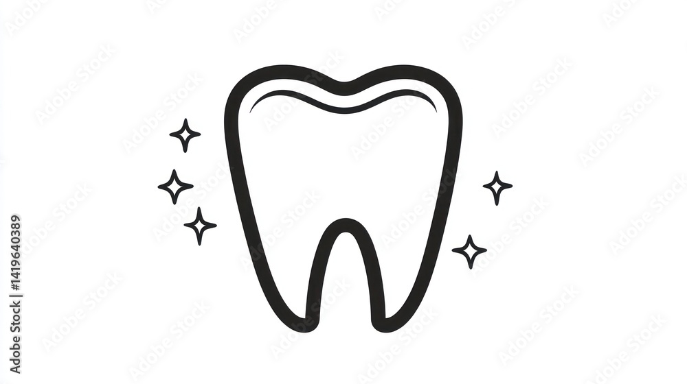 Healthy Tooth Icon Design Healthy Tooth Icon Design