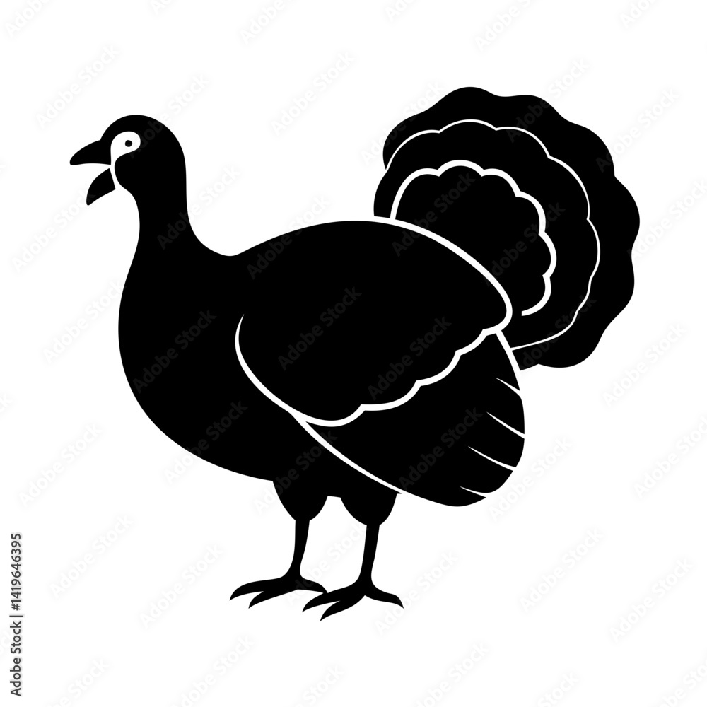 turkey icon, turkey silhouette vector illustration-simple silhouette illustration of turkey, perfect for turkey logos and icons turkey icon, turkey silhouette vector illustration-simple silhouette illustration of turkey, perfect for turkey logos and icons
