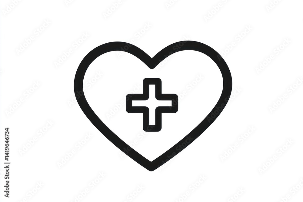 Heart Icon with Plus Sign (1) Heart Icon with Plus Sign (1)