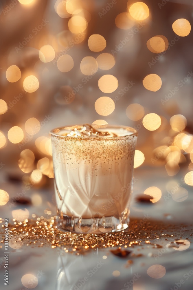 Golden Glittery Egg Nog Day Golden Glittery Egg Nog Day