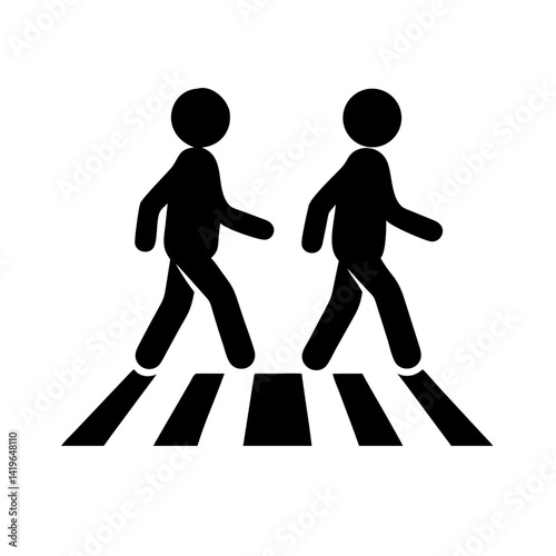 Pedestrian crossing zebra crossing crosswalk people walking street safety road traffic urban area