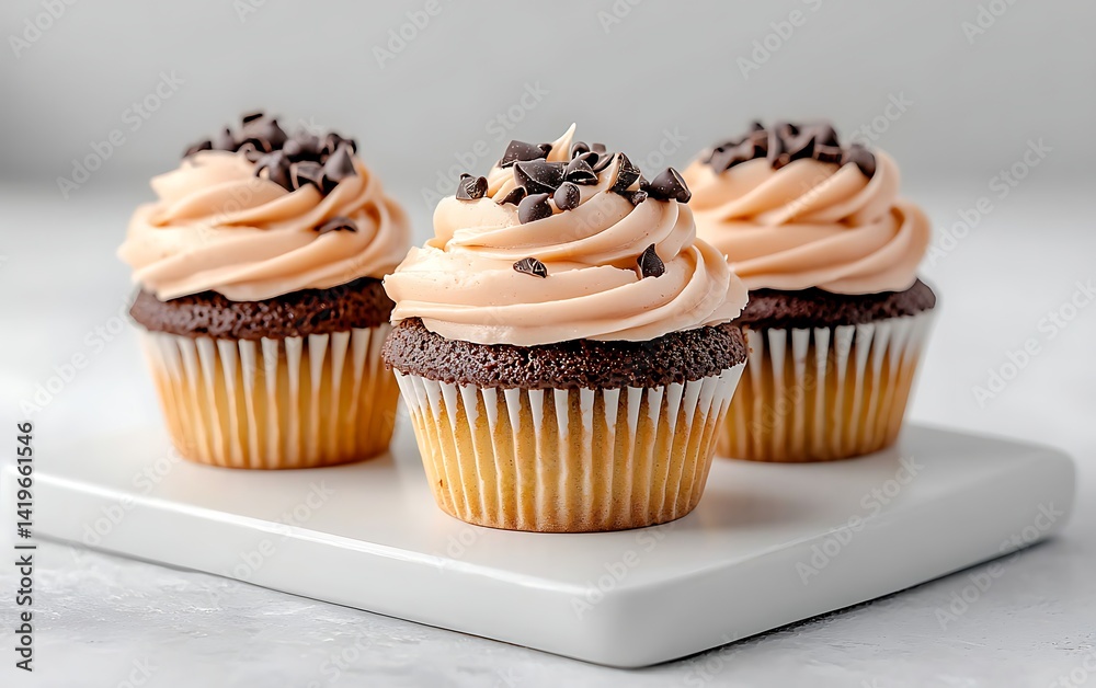 Cupcakes on a Tray