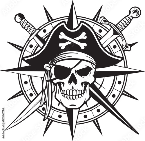 Pirate Compass SVG | Nautical SVG files