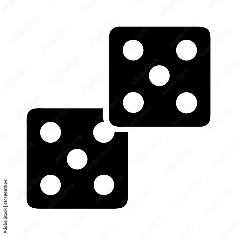 Dice game icon vector illustration, casino dice, gambling dice, luck dice, chance dice, play dice Dice game icon vector illustration, casino dice, gambling dice, luck dice, chance dice, play dice