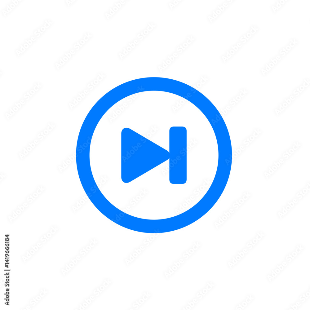 Forward End Circle Icon Forward End Circle Icon