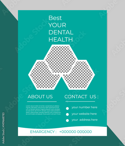 Modern Health Flyer Design Template, Creative Medical Flyer Design Template, Healthcare Flyer Template, Healthy Lifestyle