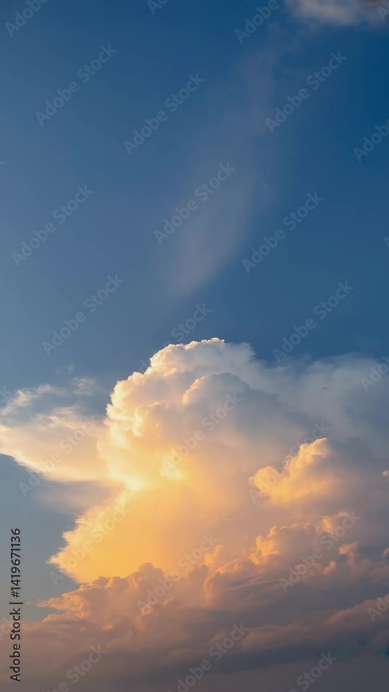 custom made wallpaper toronto digitalClouds Forming in Sky at Sunset Slow Motion