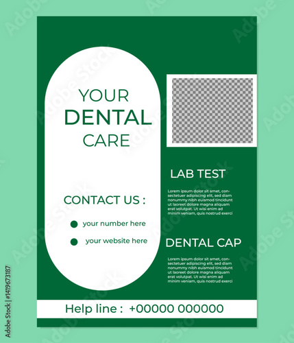Modern Health Flyer Design Template, Creative Medical Flyer Design Template, Healthcare Flyer Template, Healthy Lifestyle