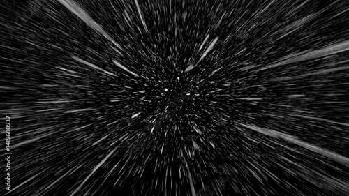 Heavy Rain at Night – Abstract Motion Blur Effect