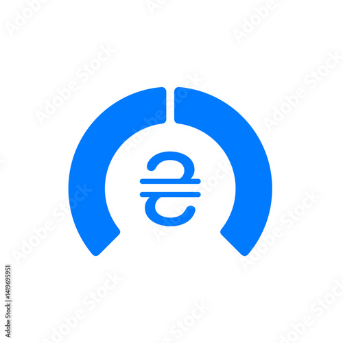 Ukrainian Hryvnia Icon
