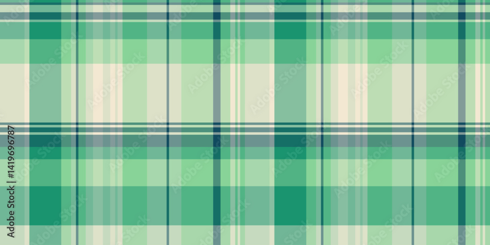 Fototapeta premium Club plaid texture pattern, rectangle fabric tartan seamless. Jacket check background vector textile in light and pastel colors.