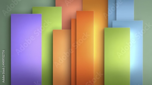 Vibrant rectangle color blocks, ideal for website backgrounds or presentations - bright squares rectangle texture graphic