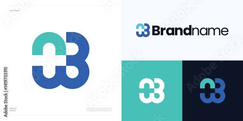 Creative letter B with drug sign integrated with negative space symbol plus medical health, Symbol initial B cross, sustainable for clinic, pharmacy, medicine and brand identity business