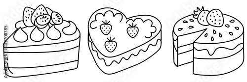 Delightful strawberry cake designs featuring layers and toppings that evoke sweetness and joy