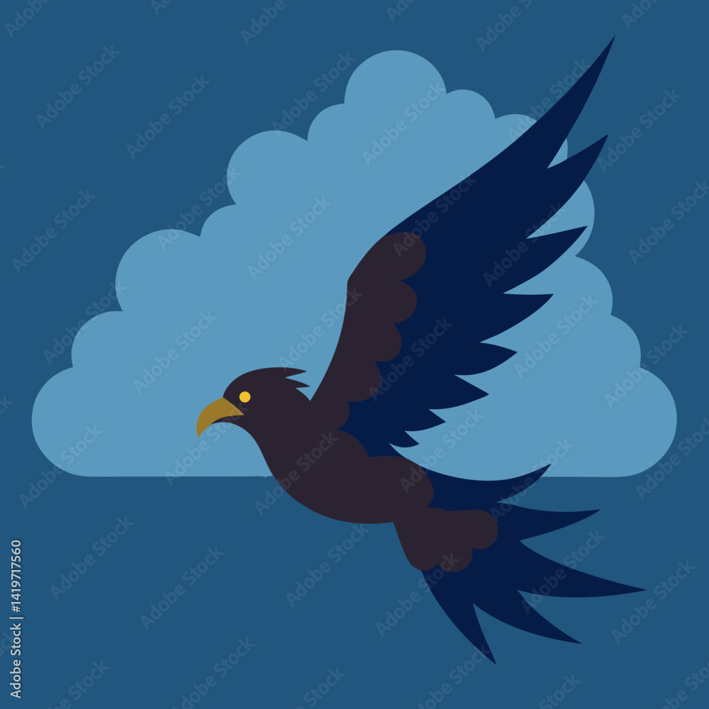 Obraz premium bird in the sky vector