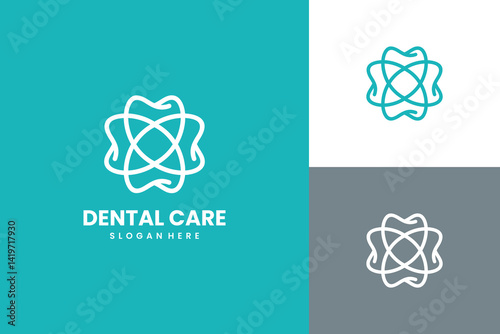 Tooth Dental Care Logo Design - Vector