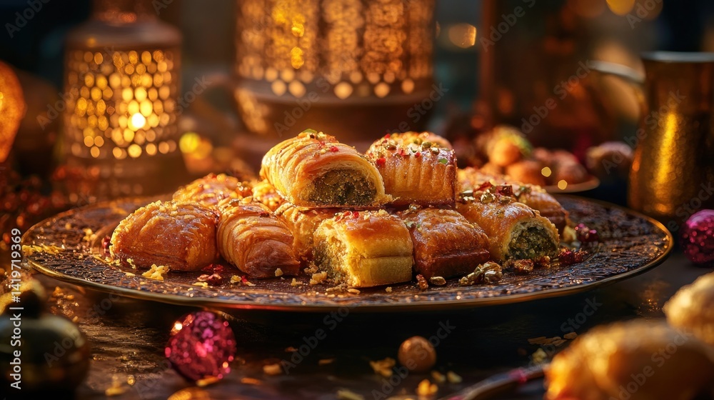Assorted Middle Eastern pastries (1) Assorted Middle Eastern pastries (1)