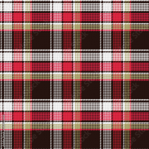 Seamless Houndstooth Pattern 05 April 2025