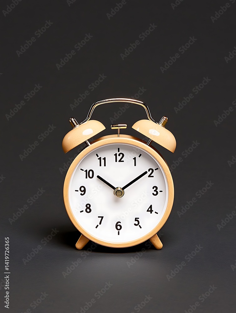 Pastel Alarm Clock Studio Shot Pastel Alarm Clock Studio Shot