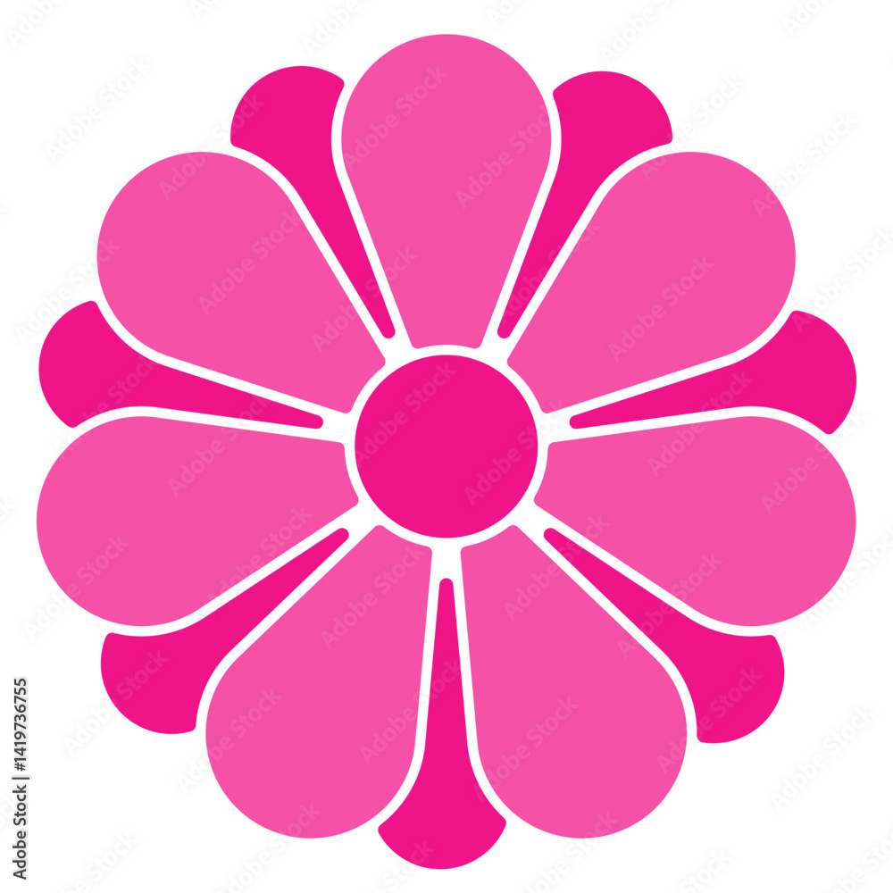 Fototapeta premium Hot pink flower 