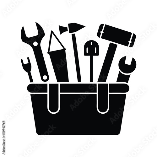set of tools for construction
