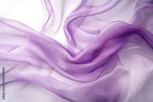 Purple sheer fabric folds (1)