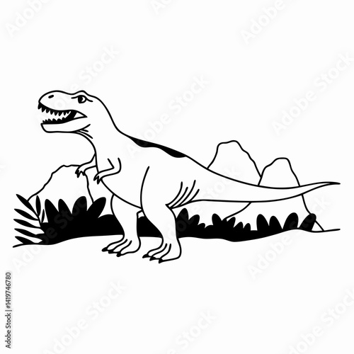 Extensive Collection of Prehistoric Reptiles Artwork Featuring Diverse Species and Engaging Poses for Creative Projects
